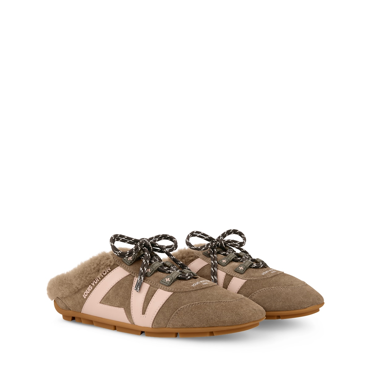 LV Sneakerina Open Back – Taupe 1